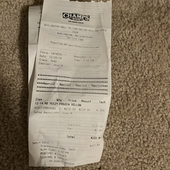 Yeezy 350 v2 frozen yellow size 8 - Picture 9 of 11